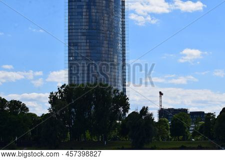 Bonn, Germany - 06 28 2022: Postturm, German Mail Service Headquarter