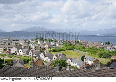 Greenock View Towards Dunoon During The Summer