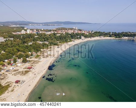 Amazing Aerial View Of South Beach Of Town Of Kiten, Burgas Region, Bulgaria