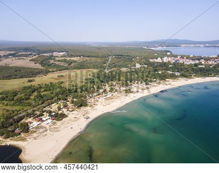 Amazing Aerial View Of South Beach Of Town Of Kiten, Burgas Region, Bulgaria