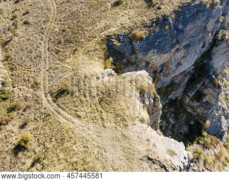 Aerial View Of Rock Formation Stolo At Ponor Mountain, Bulgaria