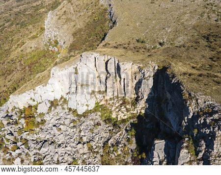Aerial View Of Rock Formation Stolo At Ponor Mountain, Balkan Mountains, Bulgaria