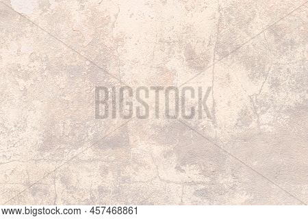 Beige Beton Texture, Light Brown Concrete Background, Cement Wall Surface. Stucco, Plaster. Blank Sp