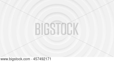 Concentric Zig Zag Offset White Rings Or Circles Background Wallpaper Banner Flat Lay Top View From 