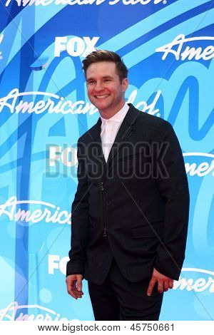 LOS ANGELES - 16 maj: Blake Lewis anländer till American Idol säsong 12 finalen på Nokia Theate