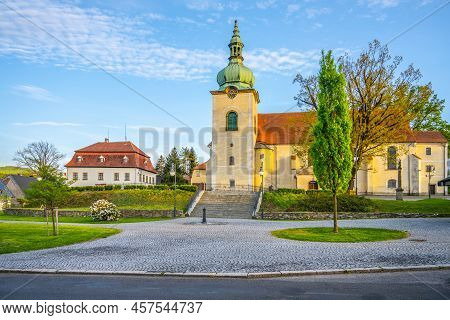 Holy Trinity Church In Jiretin Pod Jedlovou, Czech Republic