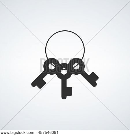 Three Keys Icon. Bunch Of Keys, Key Icon Page Symbol For Your Web Site Design Key Icon Logo, App, Ui
