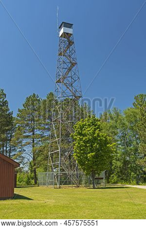 Observation Tower In A Wildlife Refuge In The Seney National Wildlife Refuge In Michigan