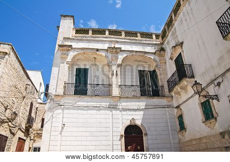 Palazzo Allegretti. Ceglie Messapica. Puglia. Italia.