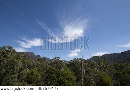 Rugged Mountain Landscape In Gariwerd/the Grampians National Park In Victoria Australia