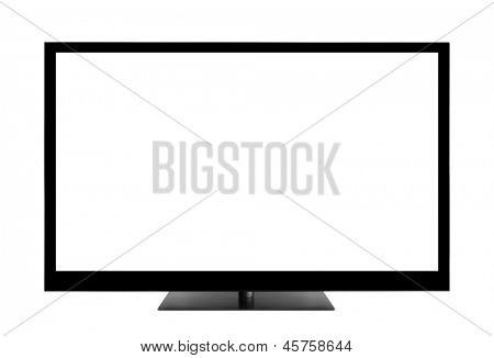 Leerer TV-Bildschirm mit Beschneidungspfad