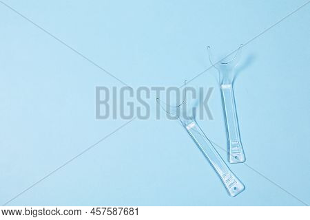 Set Of Several Retractor Dental Lip Retractor Access To The Oral Cavity. Wide Mouth Opening For A De