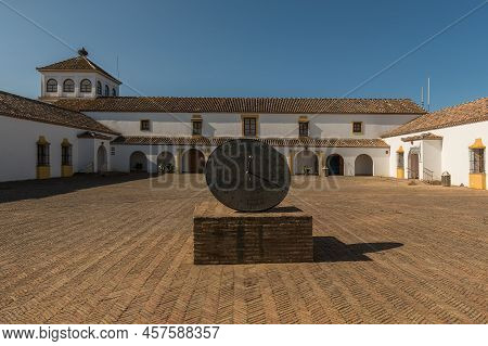 Donana National Park, Spain-may, 16, 2022: El Acebuche Visitor Center Of Donana National Park, Andal
