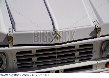 Bordeaux , Aquitaine  France - 06 25 2022 : Citroen Mehari Logo Brand And Text Sign Car Plastic Old 