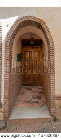 Architecture Details Of The Town Of Orgiva In Andalusia, Spain