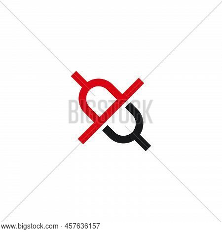 Signal Disconected, Signal Cut Off Icon Template