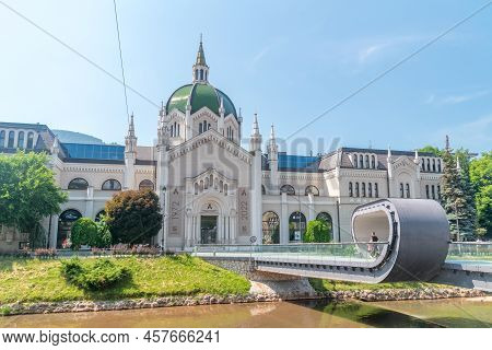Sarajevo, Bosnia And Herzegovina - June 3, 2022: The Academy Of Fine Arts (akademija Likovnih Umjetn