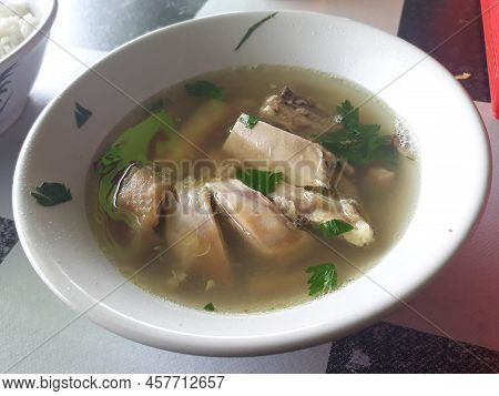 Chicken Soup Klaten On Bowl (sop Ayam Klaten)