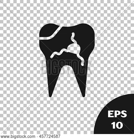 Black Broken Tooth Vector & Photo (Free Trial) | Bigstock