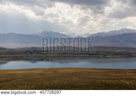 Toktogul Water Reservoir, Reservoir In The Territory Of The Toktogul District Of The Jalal-abad Regi