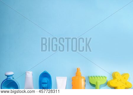 Baby Sunscreen Suncare Concept
