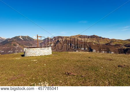 Lessini Mountains (monti Lessini), Carega Mountain (monte Carega), View From The Lessinia Plateau (a