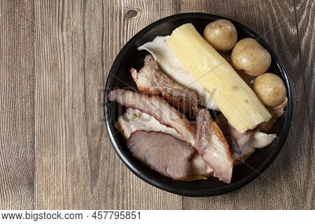 Llanera Meat Colombian Typical Dish; Dish Served With Grilled Meat