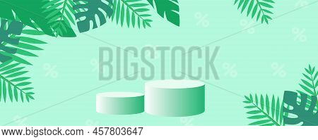 Natural Cosmetic Products Discount Banner. This Banner Is Great For Advertising Your Products.
