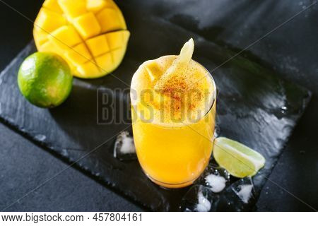 Mexican Or Latin American Cuisine. The Classic Mexican And Southern U.s. Cocktail Is The Mangonada. 