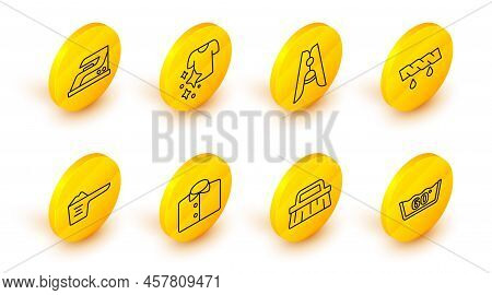 Set Line Temperature Wash, Brush For Cleaning, T-shirt, Washing Powder, Squeeze Clothes, Clothes Pin