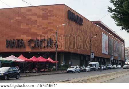 Bucharest, Romania - July 07, 2022: Obor Market Building, The Largest Agri-food Market In Bucharest.