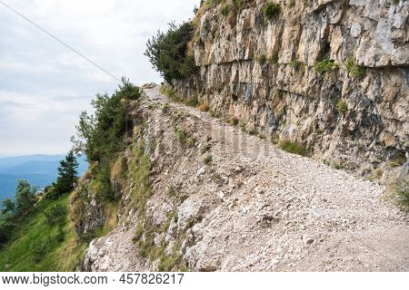 The Road Of The 52 Tunnels Is A Military Mule Track Built During The First World War On The Pasubio 