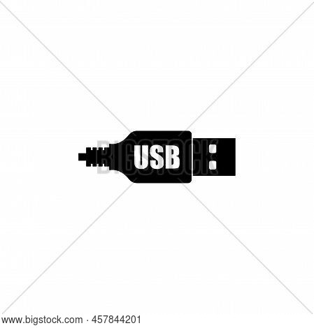 Usb Icon. Vector Symbol In Trendy Flat Style On White Background. Web Sing For Design. Usb Icon. Hig