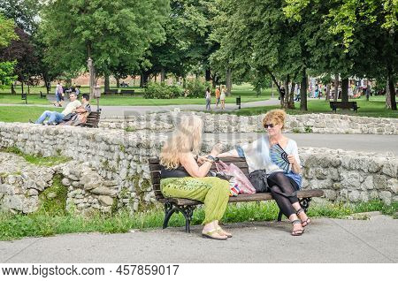 Belgrade, Serbia - July 29, 2014: The Old Fortress On Kalemegdan In The Capital Of Serbia, Belgrade.