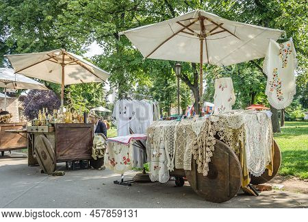 Belgrade, Serbia - July 29, 2014: The Old Fortress On Kalemegdan In The Capital Of Serbia, Belgrade.