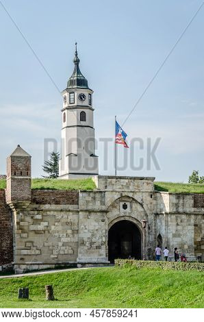 Belgrade, Serbia - July 29, 2014: The Old Fortress On Kalemegdan In The Capital Of Serbia, Belgrade.