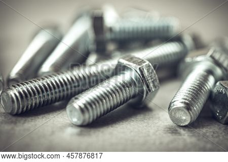 The Metal Bolts Are Covered. Chrome Plated Screw Bolts.