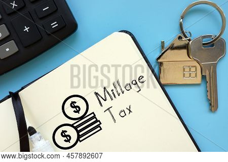 Millage Tax Is Shown Using A Text