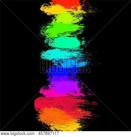 Colorful Abstract Grunge Background, Vector Eps10. Multicolour Abstract Wallpaper. Vivid Backgrounds