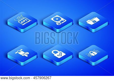 Set Cyber Security, Computer Api Interface, Lock And Check Mark, Electric Scooter, Hard Disk Drive L