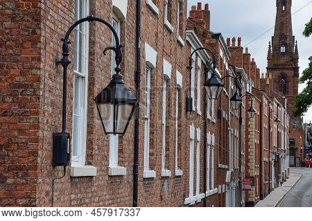 Chester, Uk: Jul 3, 2022: Chester, Uk: Jul 3, 2022: A General Scene Of Watergate Street In Chester