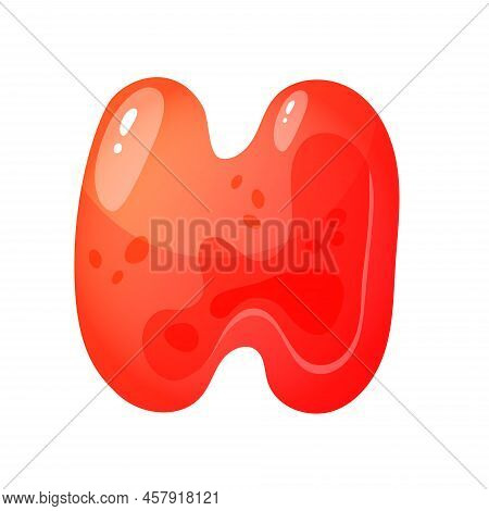 Jelly Colorful Alphabets, Comic Alphabet For Children. Jelly Bright Font. Childish Type For Events, 