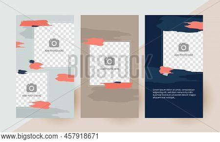 Social Media Story Template Design Layout Post