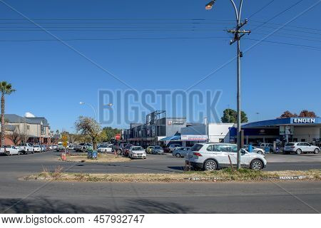 Bloemfontein, South Africa - July 4, 2022: A Street Scene In Dan Pienaar, A Suburb Of Bloemfontein. 