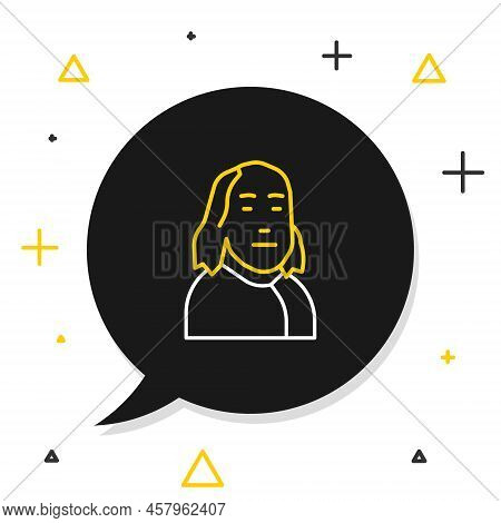 Line Benjamin Franklin Icon Isolated On White Background. Colorful Outline Concept. Vector