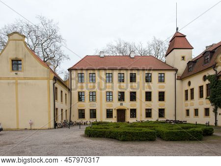 Castle In Krokowa (from The Second Half Of The 14th Century, Rebuilt In The 18th Century Into A Resi