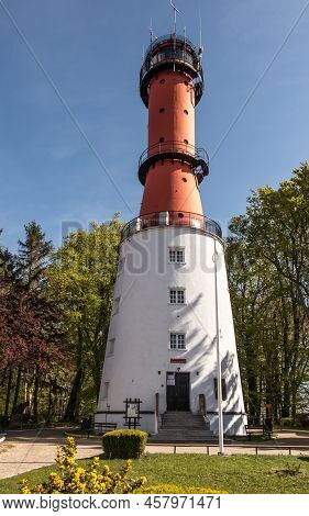 Rozewie Lighthouse - A Lighthouse On The Polish Baltic Coast, Located On Cape Rozewie (puck Poviat),