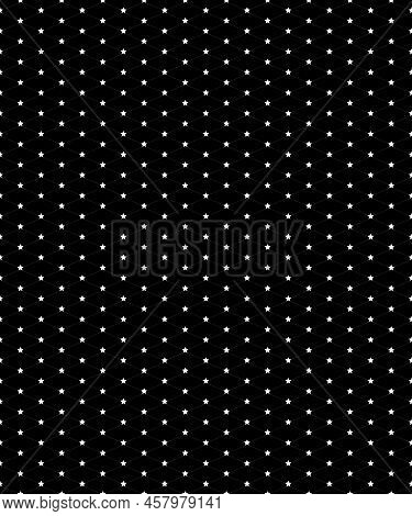Stars Pattern. Black And White Background Pattern. Beautiful Geometric Pattern. Elegant Patterns, Te