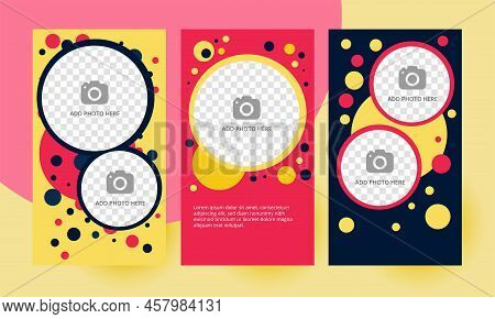 Social Media Story Template Design Layout Post