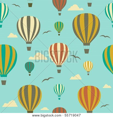 Seamless Background From Ballons.